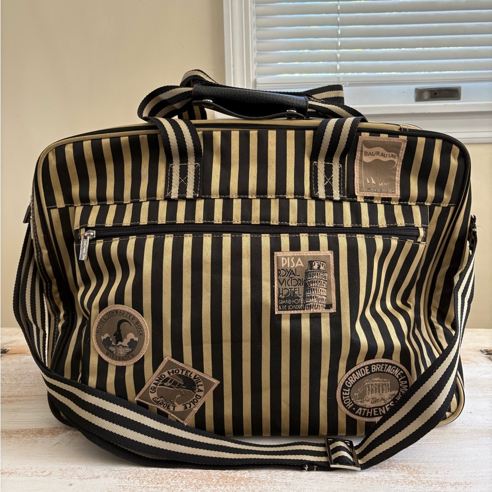 HTF Sydney Love Grand Hotel Gold & Black Weekend Bag Weekender